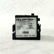 Load image into Gallery viewer, General Electric SRPF250A Spectra RMS Circuit Breaker 250A Frame 100A Industrial0