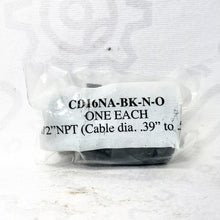 Load image into Gallery viewer, Hummel CD16NA-BK-N-O Tight Nylon Strain Relief Dome Nut, 1/2" NPT ( Lot Of 3)1