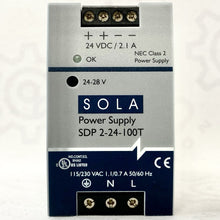 Load image into Gallery viewer, Sola Hevi-Duty SDP 2-24-100T Power Supply 24-28V DC 115/230VAC NEC Class 20
