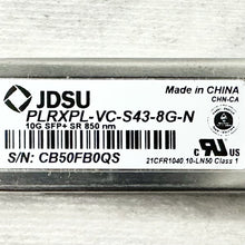 Load image into Gallery viewer, JDSU PLRXPL-VC-S43-8G 10G SFP+ SR 850nm Optical Transceiver Lot of 21
