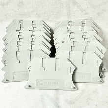 Load image into Gallery viewer, Allen Bradley 1492-EBJ3 Grey End Barrier Snap-On Terminal Block Lot of 210

