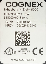 Load image into Gallery viewer, Cognex IS5000-00 / 800-5840-4 Color In-Sight 5000 Camera Line Scan2
