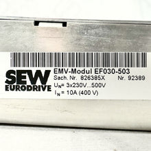 Load image into Gallery viewer, SEW Eurodrive EF030-503 EMV Modul EMC Filter Drive Noise Suppression Module1
