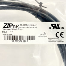 Load image into Gallery viewer, Automation Direct GS-485RJ12-CBL-2 ZipLink GS DRV CDM RJ12 CBL 2M 1
