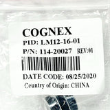 Cognex LM12-16-01 16mm — original MSS stock 007027-2E — detail view
