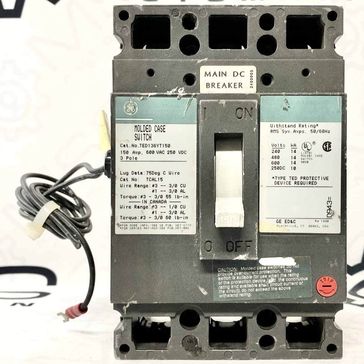 GE TED136YT150 - original stock photo
