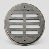 Photorealistic representative rendition from MSS Automation exact-stock photo: Ingersoll Rand compressor valve plate, front detail. Original condition photos retained; exact part identification remains pending.