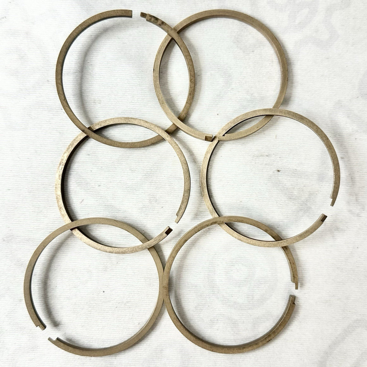 Ingersoll Rand 34129312 Piston Rings — Lot of 6 — original stock photo 1