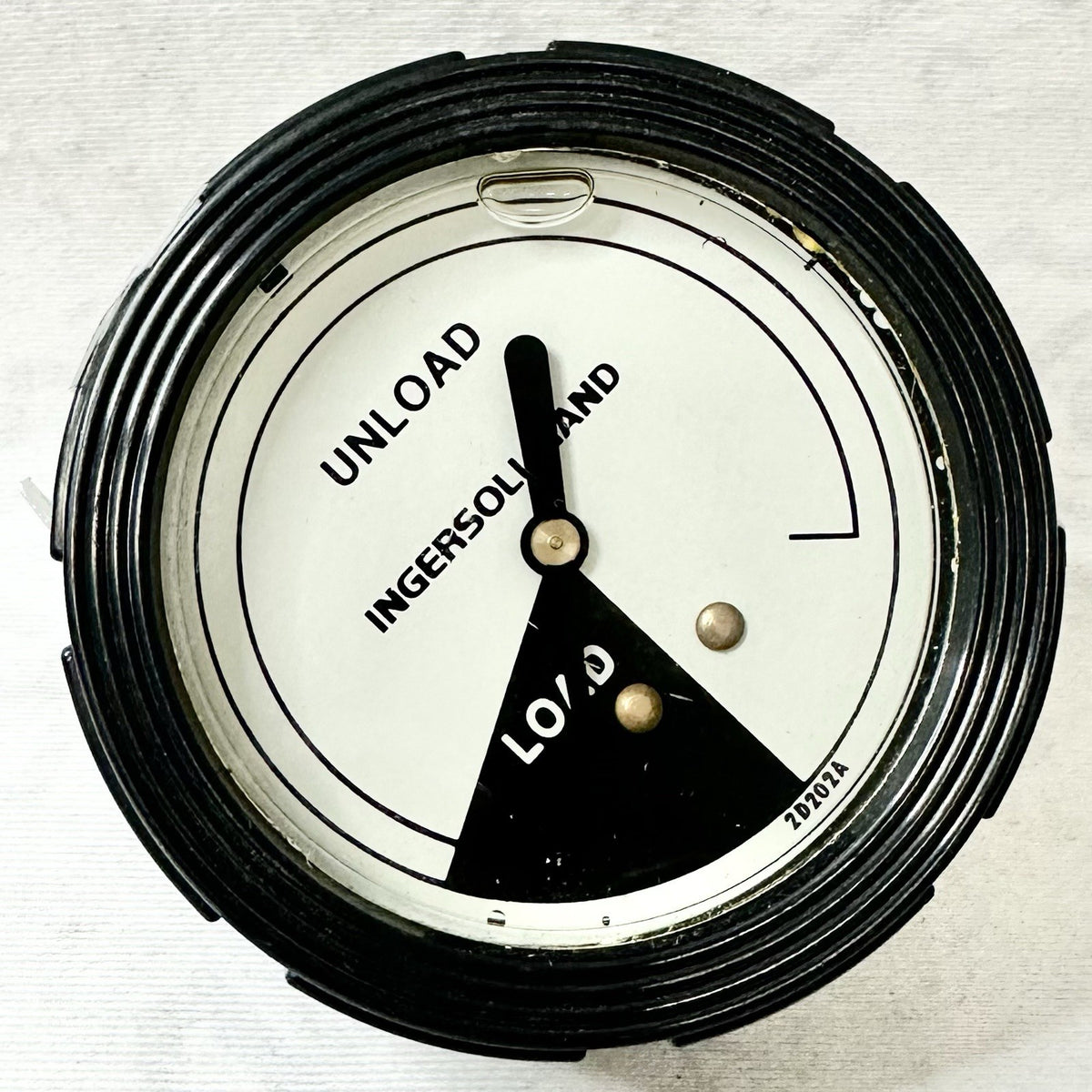 Ingersoll Rand 2D202A - original gauge face and model marking