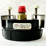 Ingersoll Rand 2D202A - original gauge fittings and mounting view