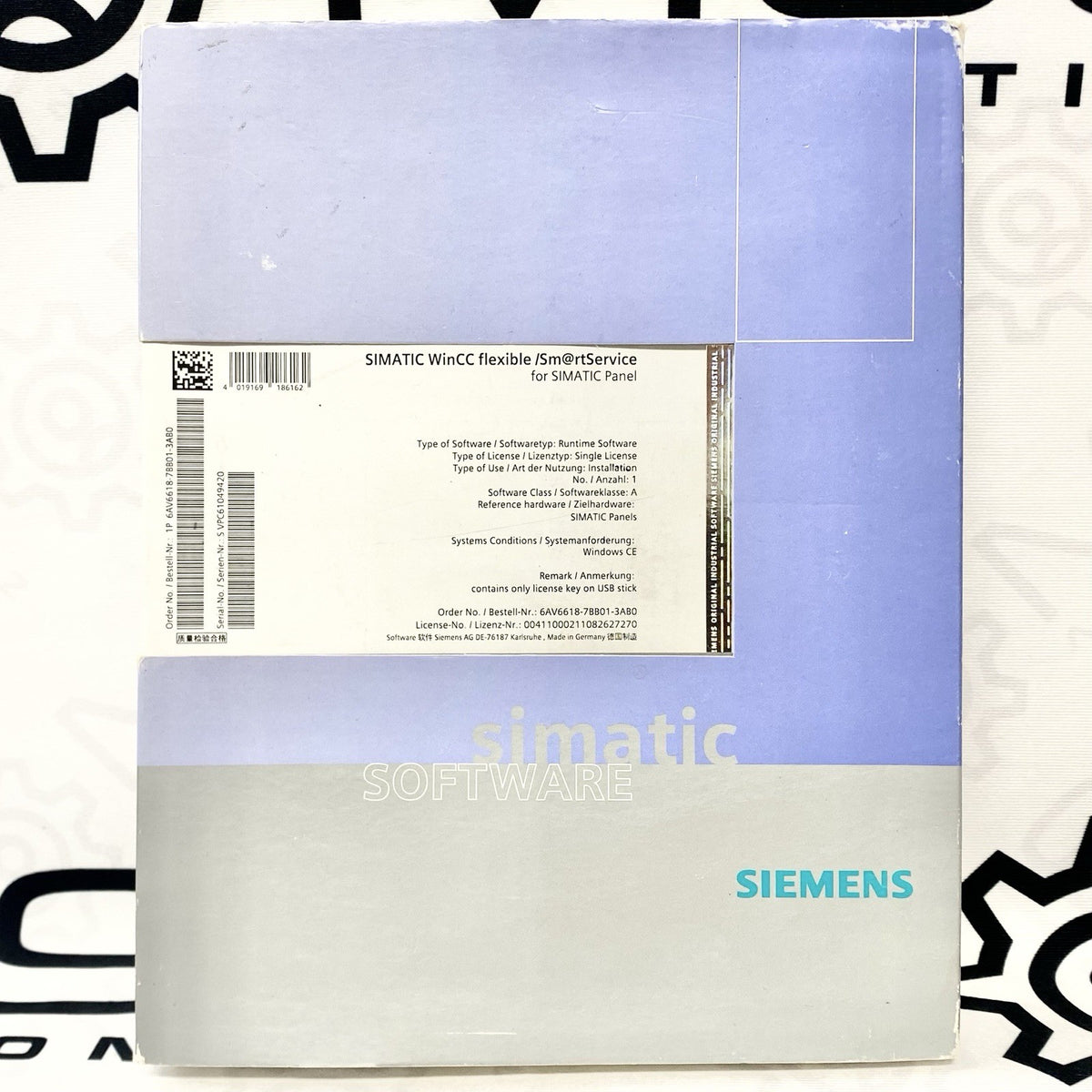 Siemens 6AV6618-7BB01-3AB0 — representative exact-model reference photograph; not confirmation of actual stock condition