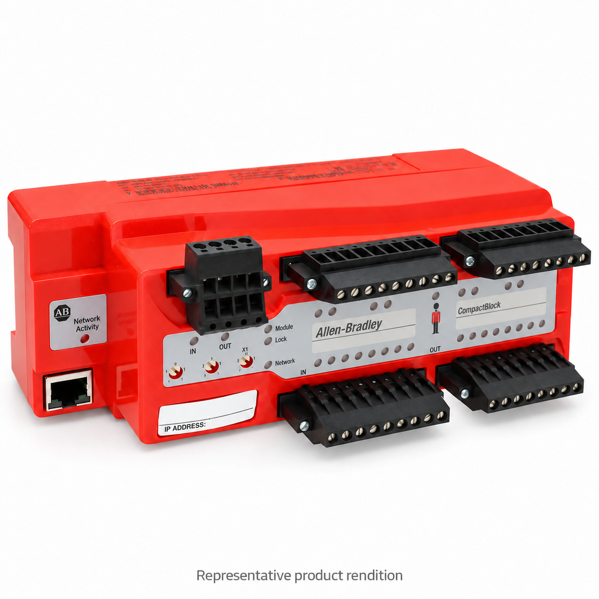 Allen Bradley 1791ES-IB8XOBV4 — Representative product rendition