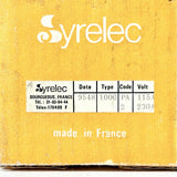 Syrelec 1000PA — original stock photo, model and condition reference
