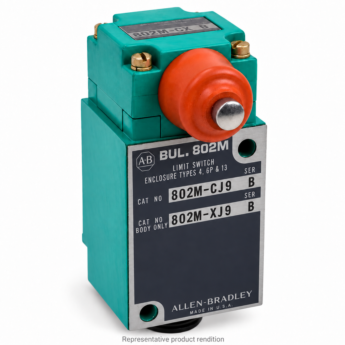 Allen Bradley 802M-CJ9 — Representative product rendition