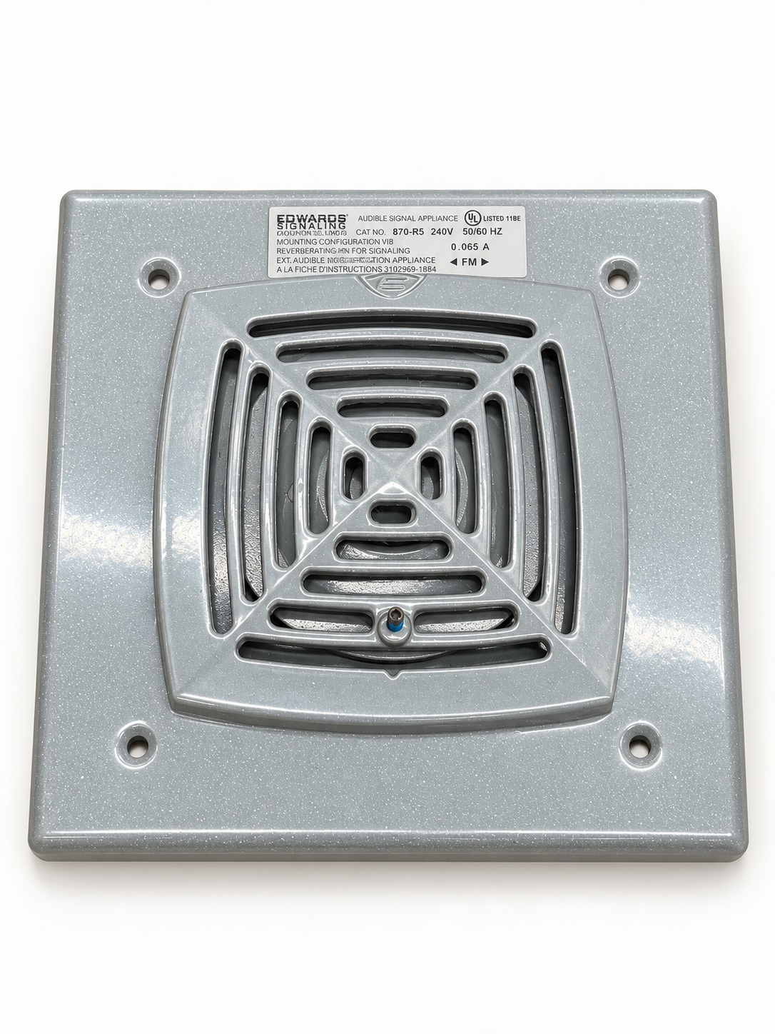 Edwards Signaling 870-R5 — photorealistic representative rendition based on an exact-model reference; not an actual-stock photograph