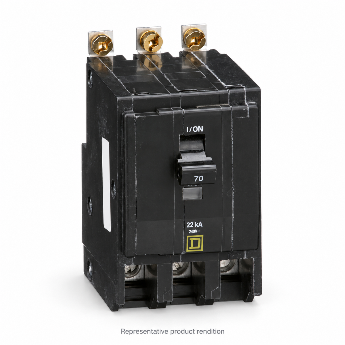 Square D QOB370VH — Representative product rendition