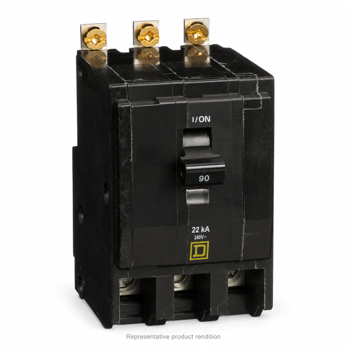 Square D QOB390VH — Representative product rendition