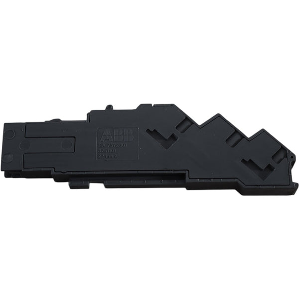 ABB RA7572801 wiring plug terminal with genuine molded model markings — representative model photograph