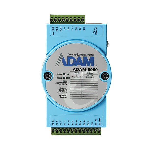 Advantech ADAM-6060-D Ethernet I/O module — representative model photograph
