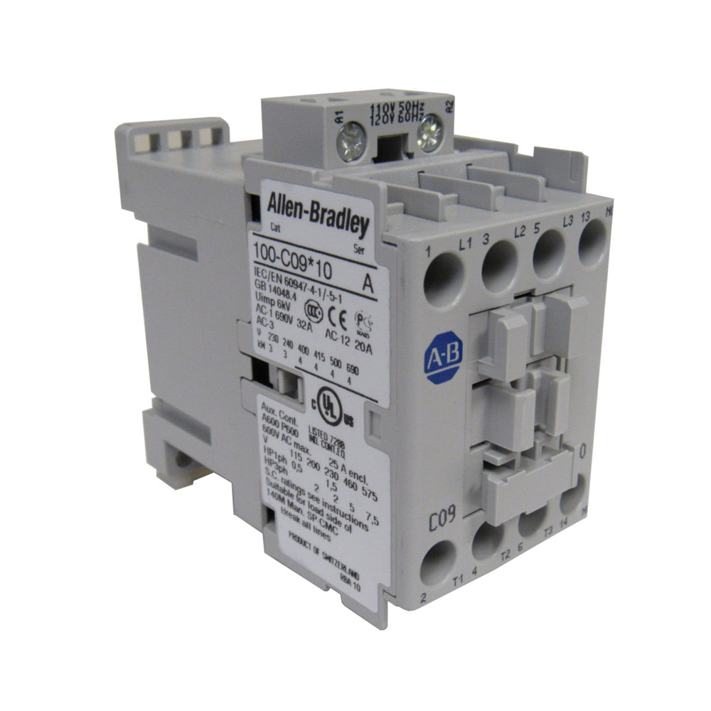 Allen-Bradley 100-C09D10 IEC contactor — representative model photograph