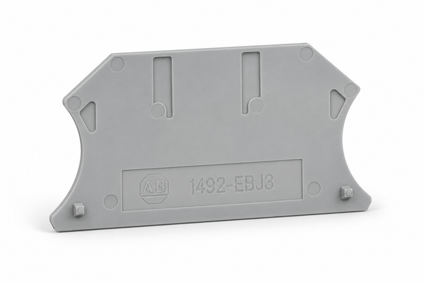 Allen-Bradley 1492-EBJ3 gray end barrier — representative model image; listing is a lot of 21