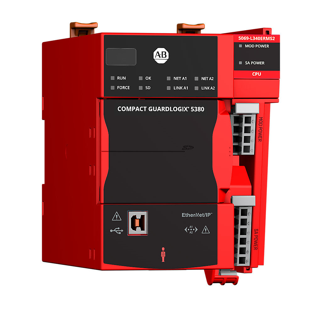Allen-Bradley 5069-L340ERMS2 Compact GuardLogix 5380 Safety Controller — manufacturer model image