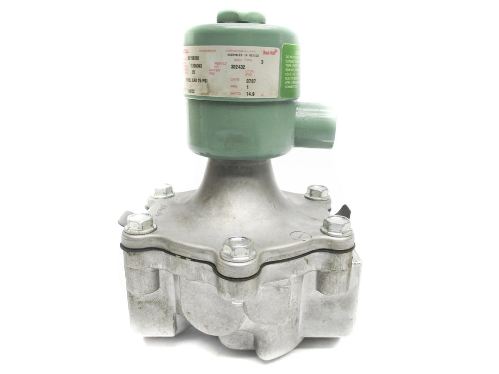 ASCO 8215B050 Red Hat solenoid valve, 24 VDC configuration — model reference photograph