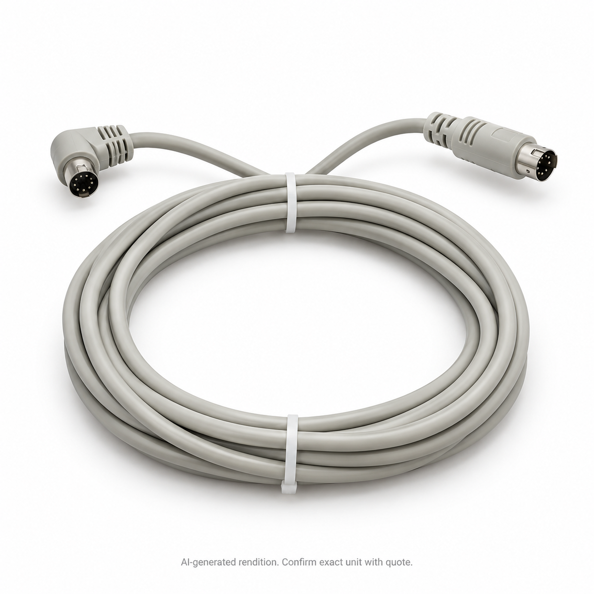 AI-generated representative rendition of Allen-Bradley 2711-NC21 cable, based on exact-model reference images. Confirm supplied unit and markings with quotation.