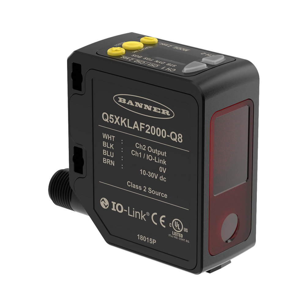 Banner Engineering Q5XKLAF2000-Q8 Laser Photoelectric Sensor — representative model image