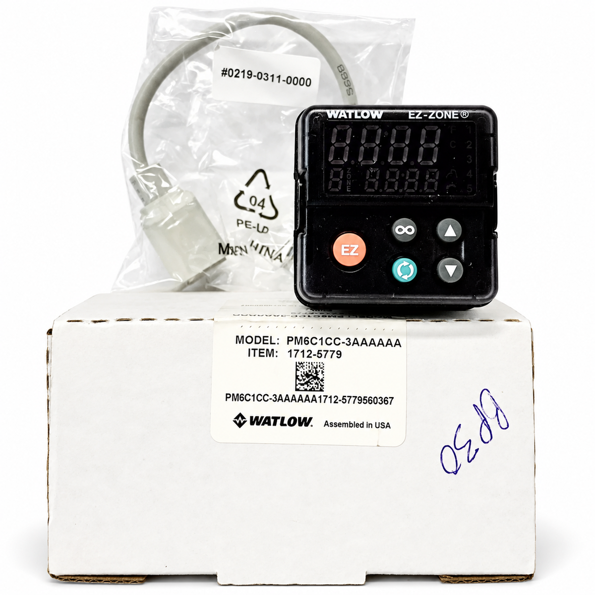 Watlow PM6C1CC-3AAAAAA representative studio rendition; actual item condition and markings may vary.