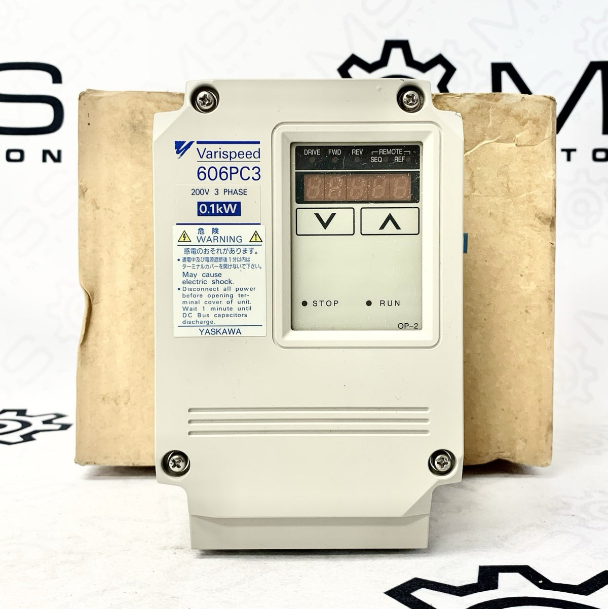 Yaskawa CIMR-PCV20P1 — exact-model reference photo; actual item condition may vary.