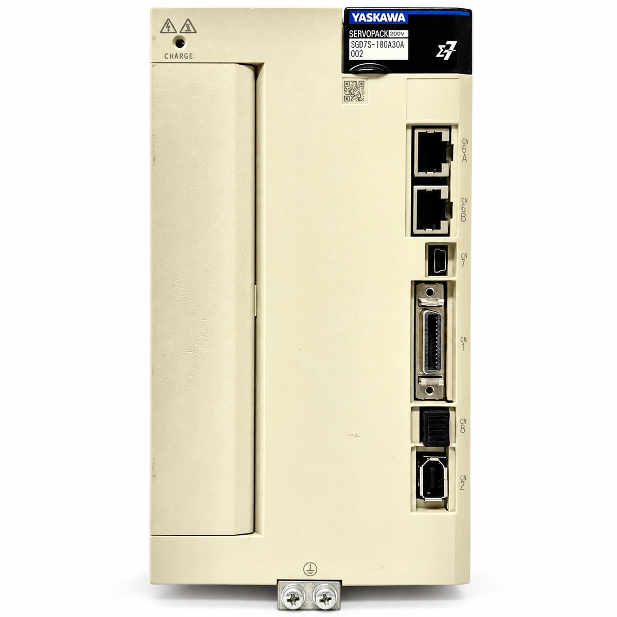 Yaskawa SGD7S-180A30A002 — representative studio rendition; actual item condition and markings may vary.