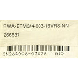 Bosch FWA-BTM3/4-003-16VRS-NN — original photograph from MSS secondary eBay listing 397238654001; representative stock reference; catalog identification review pending.