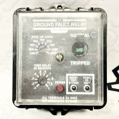 ITI BGFL 259-1200 Ground Fault Relay 120VAC 0.015A For Parts