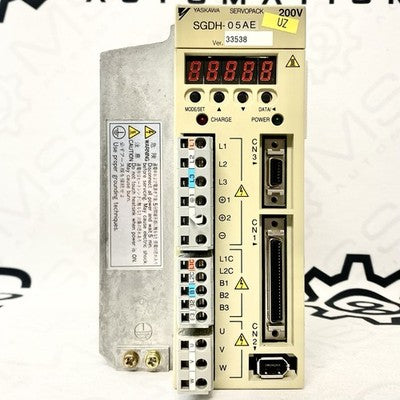Yaskawa SGDH-05AE Servo Drive 3PH 200-230V 50/60Hz 4A Sigma II USA