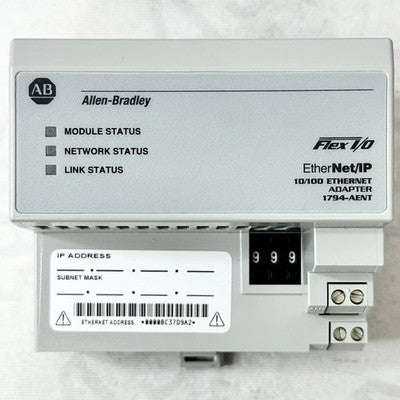 Allen Bradley 1794-AENT Flex I/O EtherNet/IP Adapter 10/100 Eth Ser. B Rev. A02
