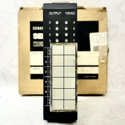 General Electric IC610MDL175B Series One PLC 115VAC 8 Point Output Module MDL/8