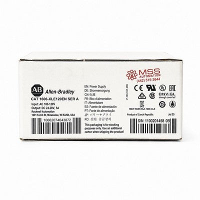 Allen-Bradley 1606-XLE120EN Power Supply 24VDC 5A 120W