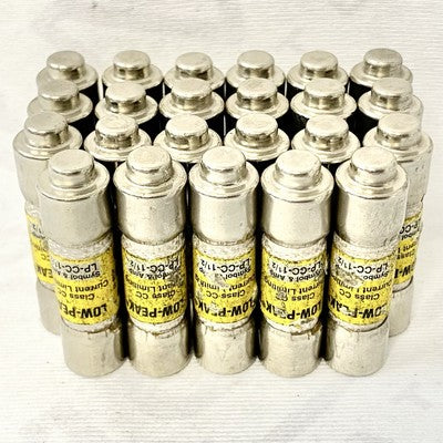 Lot Of 23 Bussmann Buss Low Peak LP-CC 1-1/2 CC Current Limiting Low Peak 600V