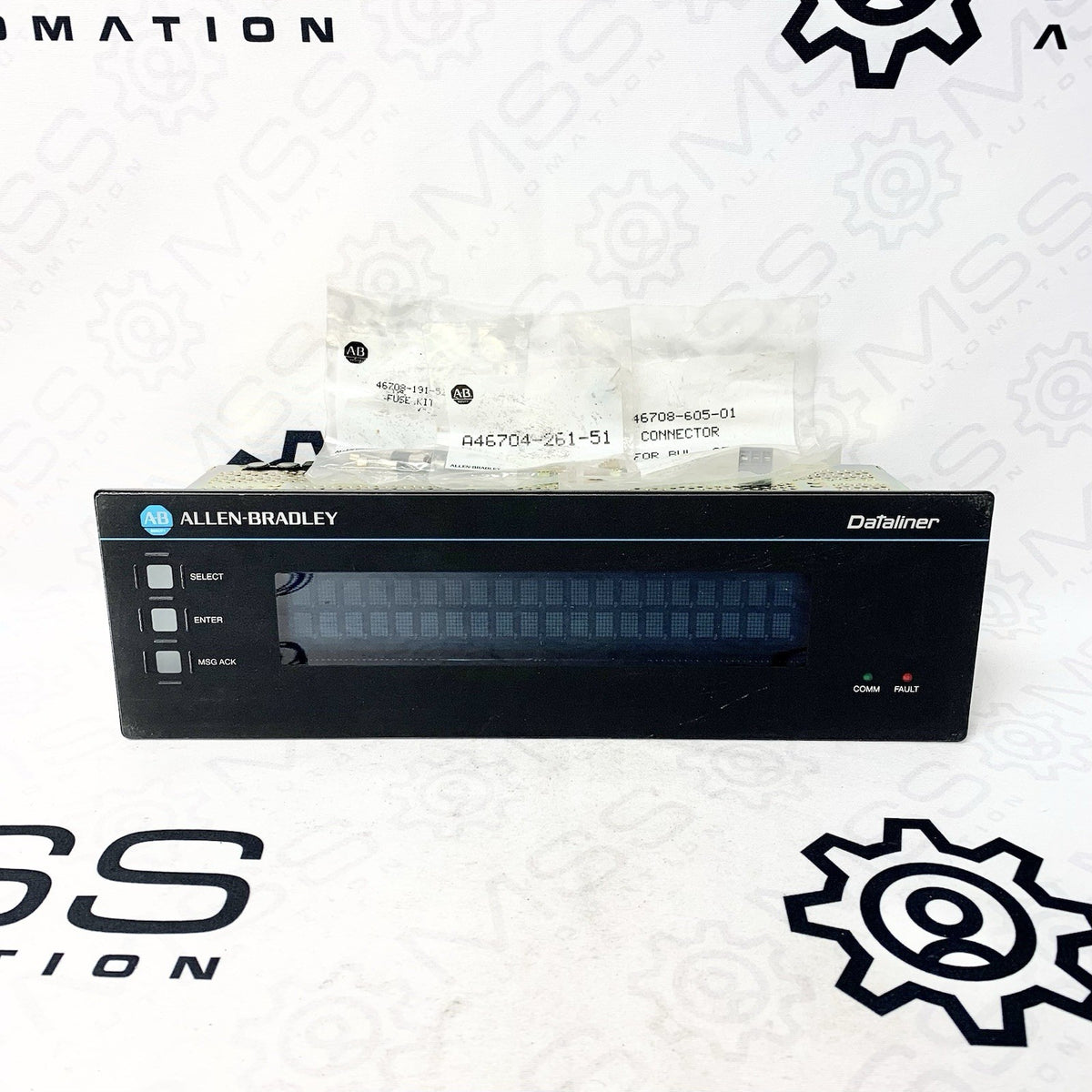Original exact-stock Allen Bradley 2706-E23J32B1 identification or detail photograph 1, SKU 001884-16C.