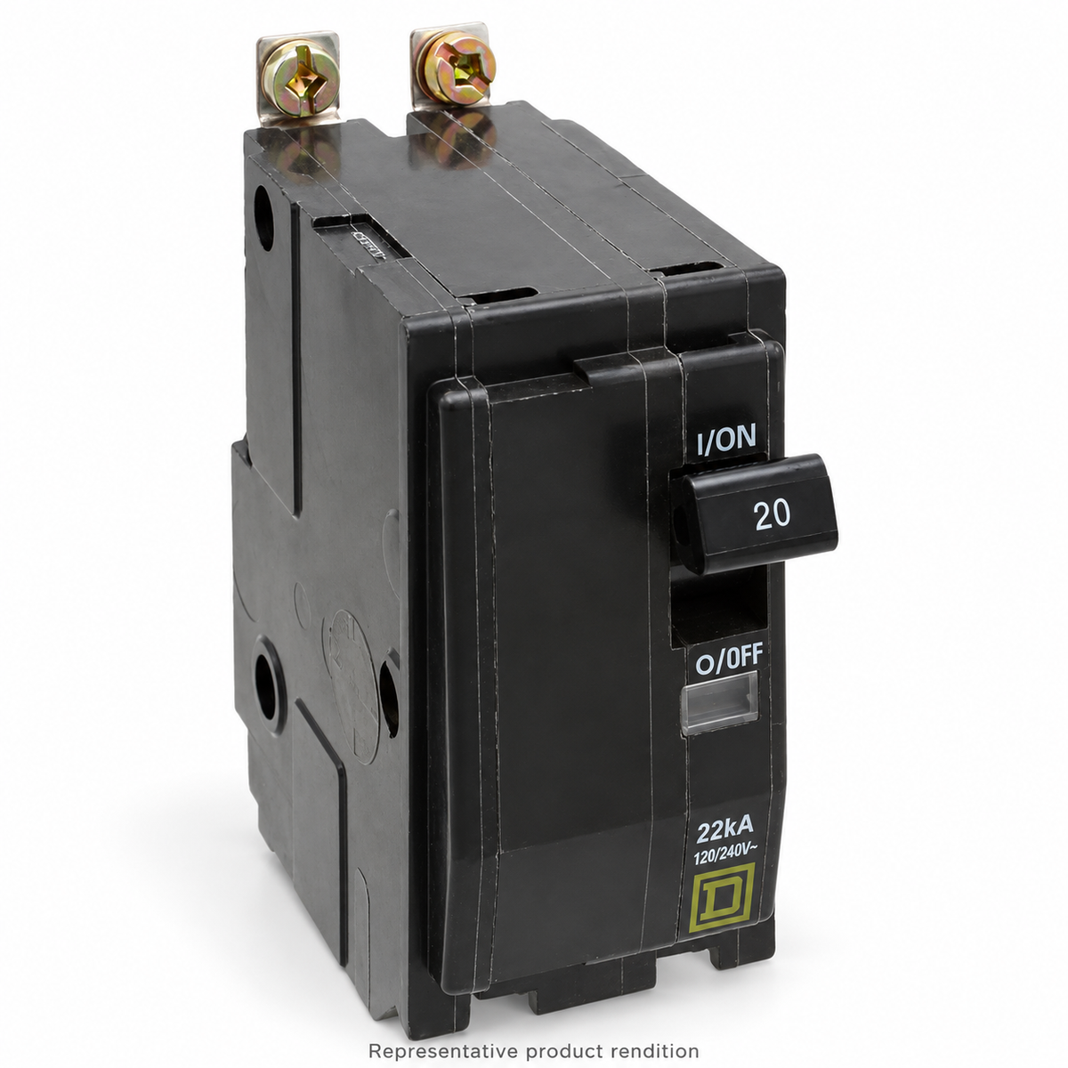 Square D QOB220VH — Representative product rendition
