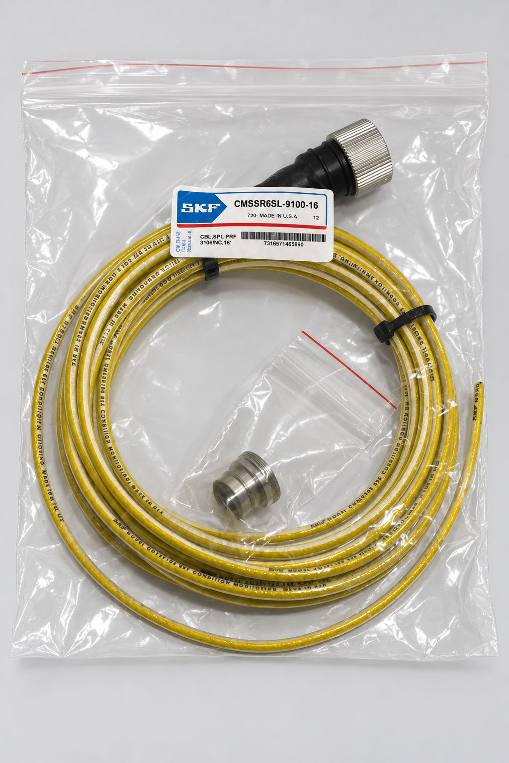 AI-generated representative rendition of SKF CMSSR6SL-9100-16, created from a verified exact-model online photograph; not a photograph of the actual inventory unit.
