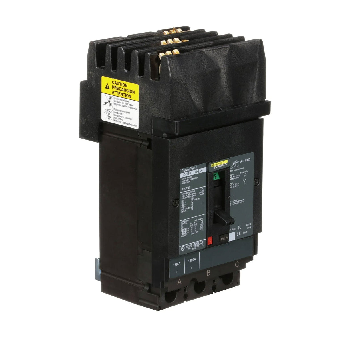 Schneider Electric / Square D HDA36150 PowerPact Circuit Breaker — representative model image
