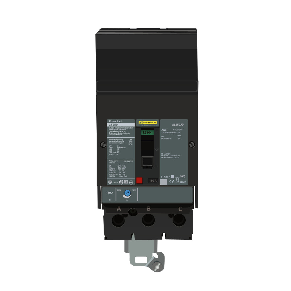 Schneider Electric / Square D JJA36150 PowerPact Circuit Breaker — representative model image