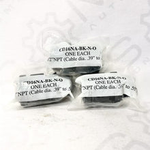 Load image into Gallery viewer, Hummel CD16NA-BK-N-O Tight Nylon Strain Relief Dome Nut, 1/2" NPT ( Lot Of 3)0
